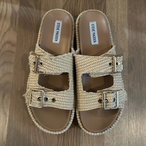 Steve Madden stacked sandals size 10
